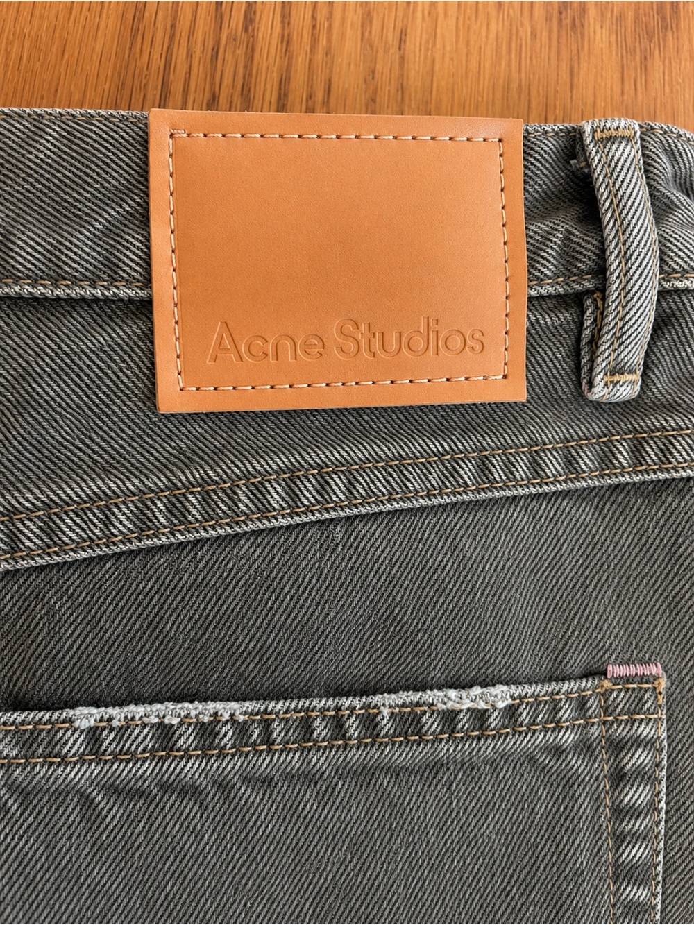 Acne Studios Light Grey Denim Mini Skirt – EU 38